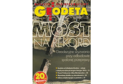 Polservice Geo na okładce magazynu Geodeta!