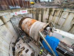 Small TBM started drilling in Łódź